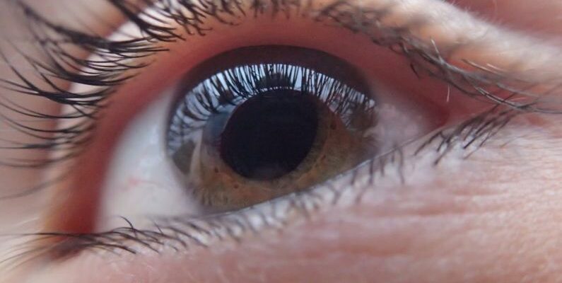 Visualization - Extreme Close-up of Woman Eye